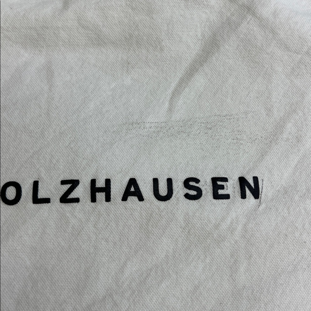NEW with tag Von Holzhausen the sac bag purse vegan leather bamboo in stone gray - Picture 7 of 16